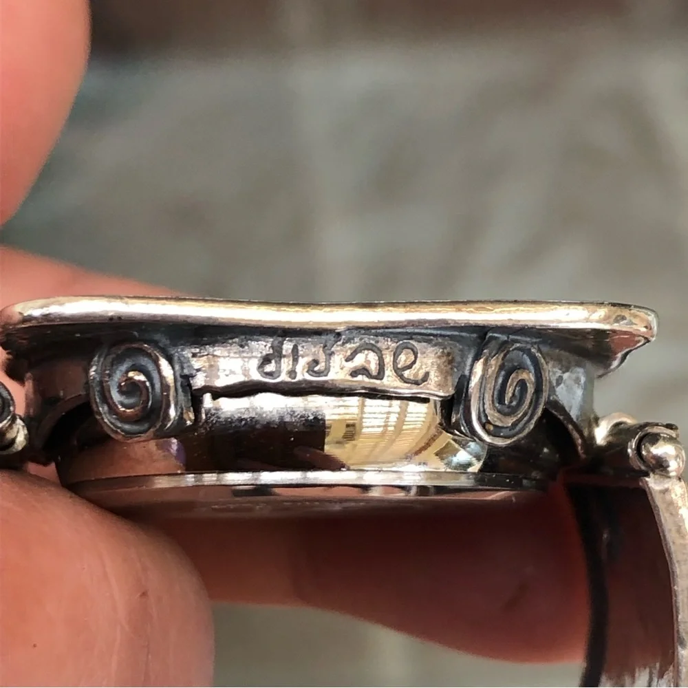 Silpada Sterling Silver Hinged Wrist Watch - Picture 16 of 17